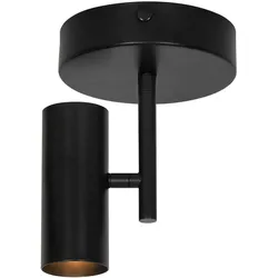 Nordlux, Deckenleuchte, Jerome loftlampe GU10 metal sort Ø5,5 cm (GU10)