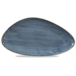 Churchill Stonecast Blueberry Chefs Platte Dreieck. 30.4 x 20.5cm