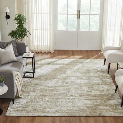 KALATY Canvas Painterly Abstract Area Rug