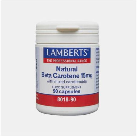 LAMBERTS BETACAROTENO NATURAL 15mg 90 CAPSULAS