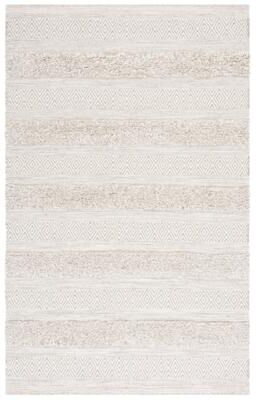 SAFAVIEH Handmade Vermont Hakima Rustic Boho Stripe Wool Rug