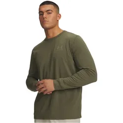 UNDER ARMOUR Sportstyle Left Chest langarm Freizeitshirt Herren 391 - marine od green/field khaki L