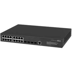 Dahua Access DH-AS4300-16GT4GF network switch Managed L2/L2+ Gigabit Ethernet (16 Ports), Netzwerk Switch, Schwarz