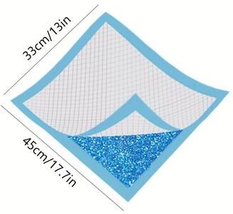 Uplift Treasures Disposable Dog Training Pee Pads blue 100 Pcs