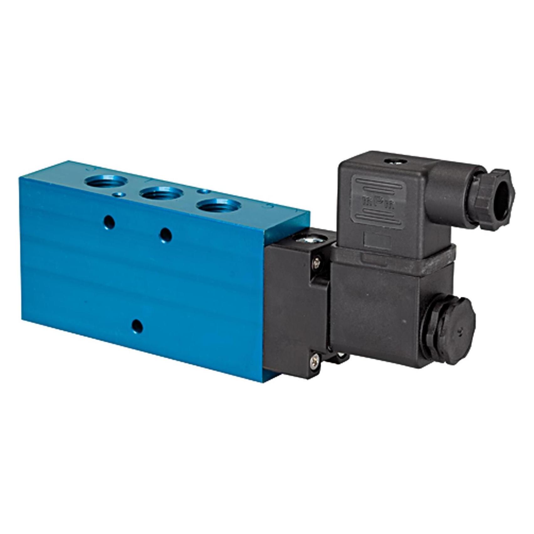 Riegler 5/2 Wegeventil einseitig elektromagnetisch monostabil G1/2 24VDC (517.423)