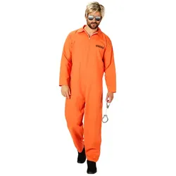Overall "Häftling" für Herren, orange