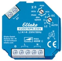 Eltako Interrupteur à impulsion variateur EUD61NPN-230V (61100802)