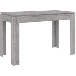 vidaXL Esstisch Grau Sonoma 120x60x76 cm Holzwerkstoff