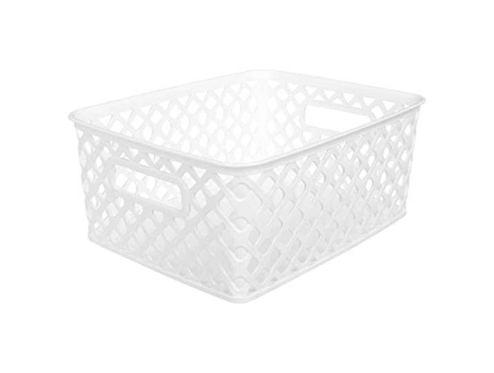 Five - Multifunctionele mand, wit, 25,5 x 19,5 x 10,5 cm