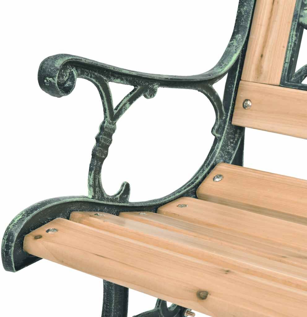 vidaXL Banc de jardin 122 cm Bois