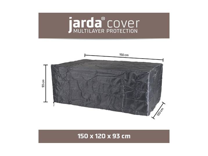 Abdeckhaube Cover Schutzhülle 150 x 120 x , grau (anthrazit), Polyester, Hüllen, Abdeckhaube
