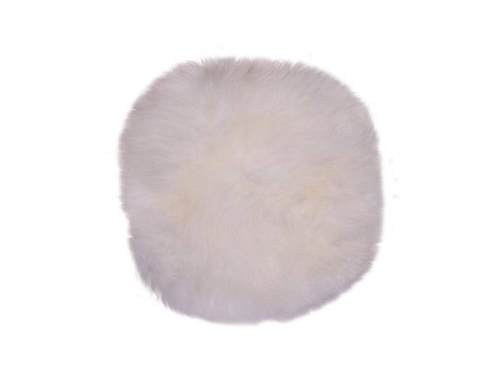 Fellteppich HOUSE NORDIC Nordic beige , weiss (weiß), B:35cm L:35cm, Lammfell, Teppiche, Fellteppich