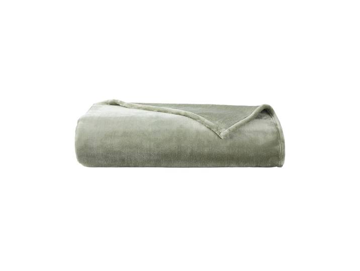 Couvre lit en polaire vert 180 x 240 cm