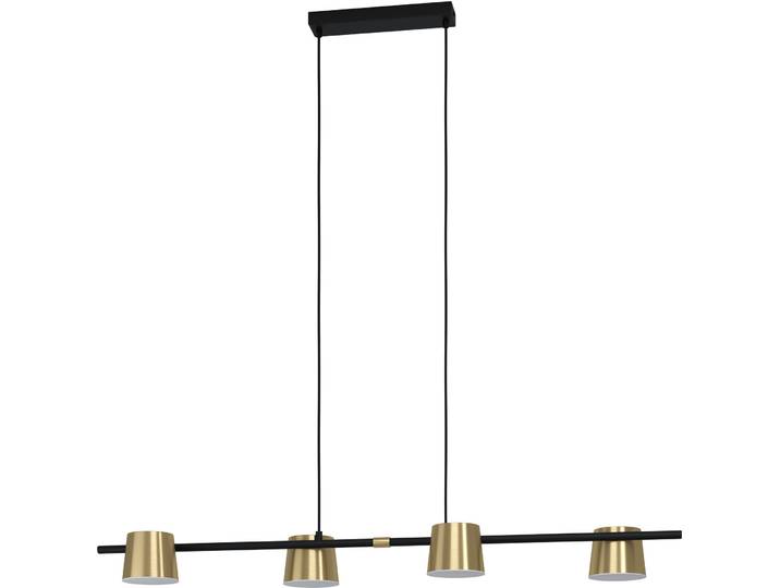 Eglo Pendellampe Altamira Schwarz/messing Stahl B 21 cm - LED - LED Energiesparlampen