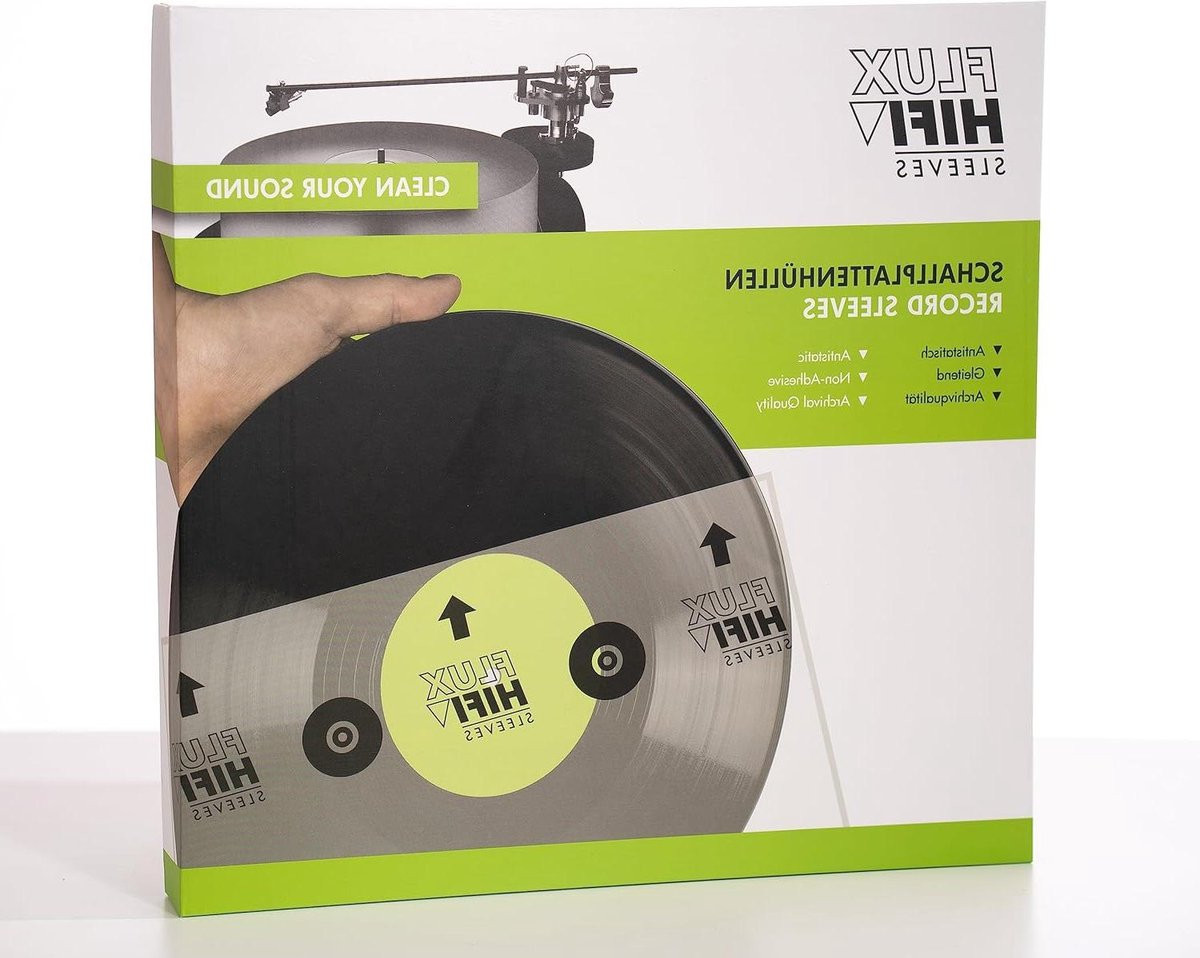 50 stuks Antistatische Binnenhoezen voor Vinylplaten - LP Hoezen - Wit