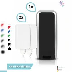 Blanc HYGIENIC SET: Schaumseifenspender manuell, Blanc Cosmos +2x 1-Liter Schaumseife antibakteriell - PRODUKTSET