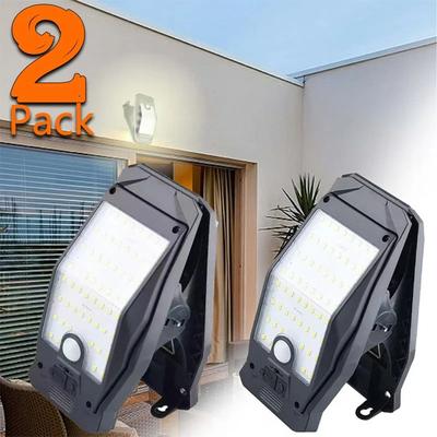 Inspired Living Solar Motion Sensor Fence Light Clip On Waterproof Outdoor Security Lamp 1pc