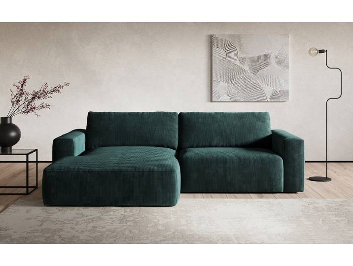 COTTA Ecksofa Lasso in Cord, Cord-Stoff