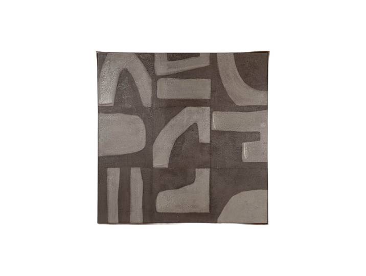 Design Wandbild „Zenith“ mit Holzrahmen, 100 x 100 cm Beige Richmond Interiors