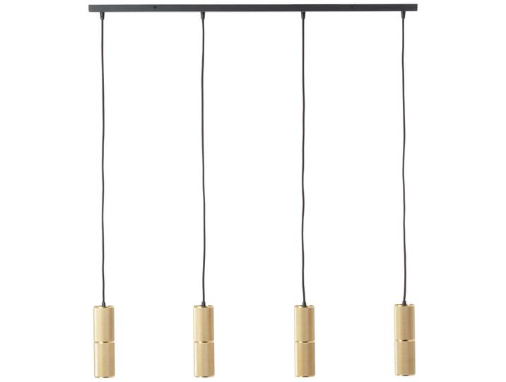 Brilliant Marty LED Pendelleuchte 4-flammig GU10 5W/5W Warmweiß Sand Schwarz Matt Gold G80052/86