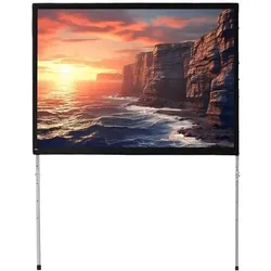 Celexon Mobil Expert, Leinwand, 4:3 (120.08", 4:3), Leinwand, Weiss, Schwarz