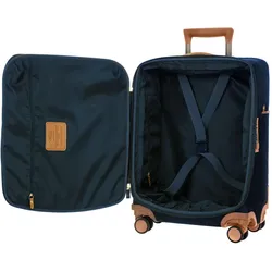 Brics Bric's Trolley + Koffer Life Trolley S, Koffer, Blau
