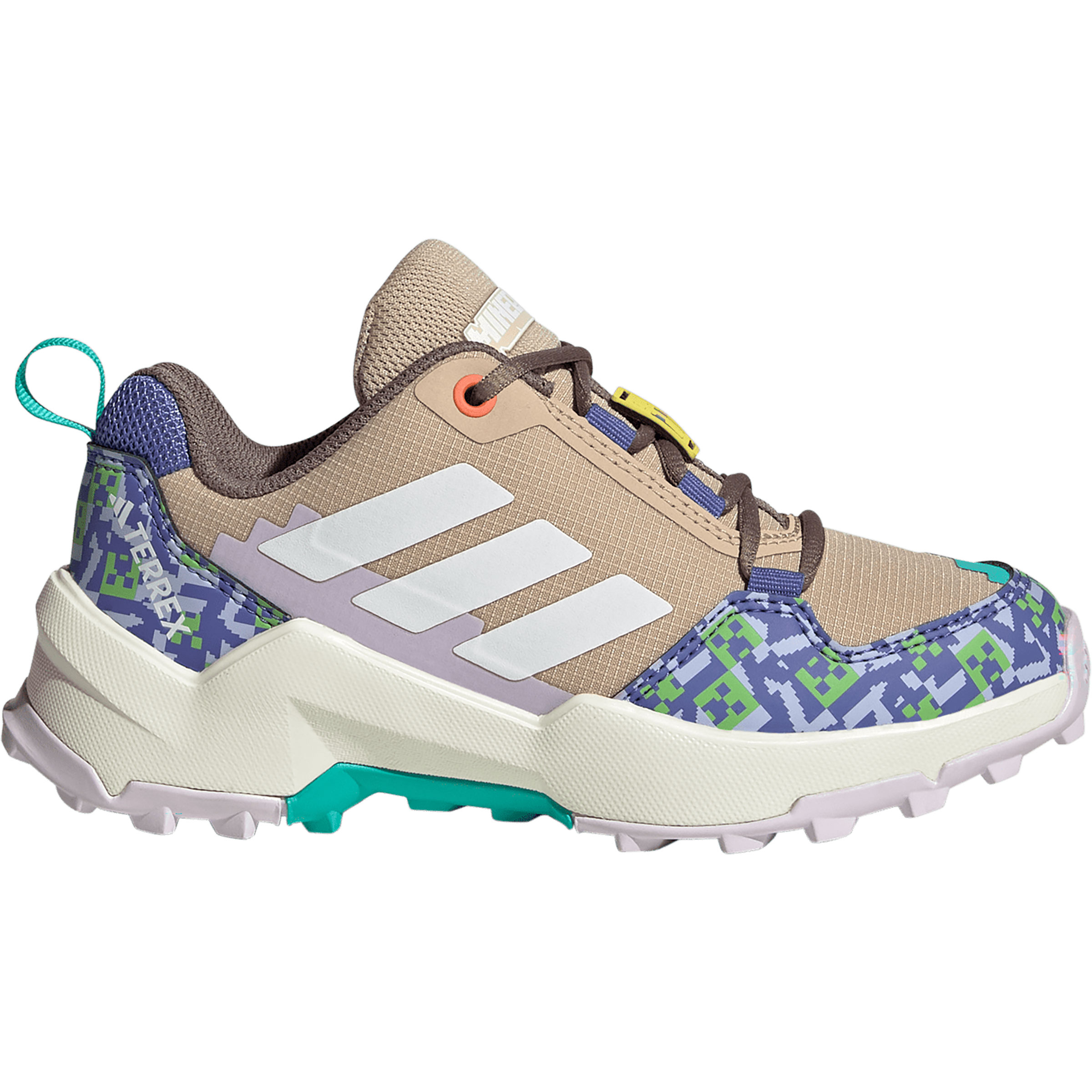adidas Terrex AX4R Minecraft Kinder Zustiegsschuhe mehrfarbig Größe 38 Trekking Schnell trocknend