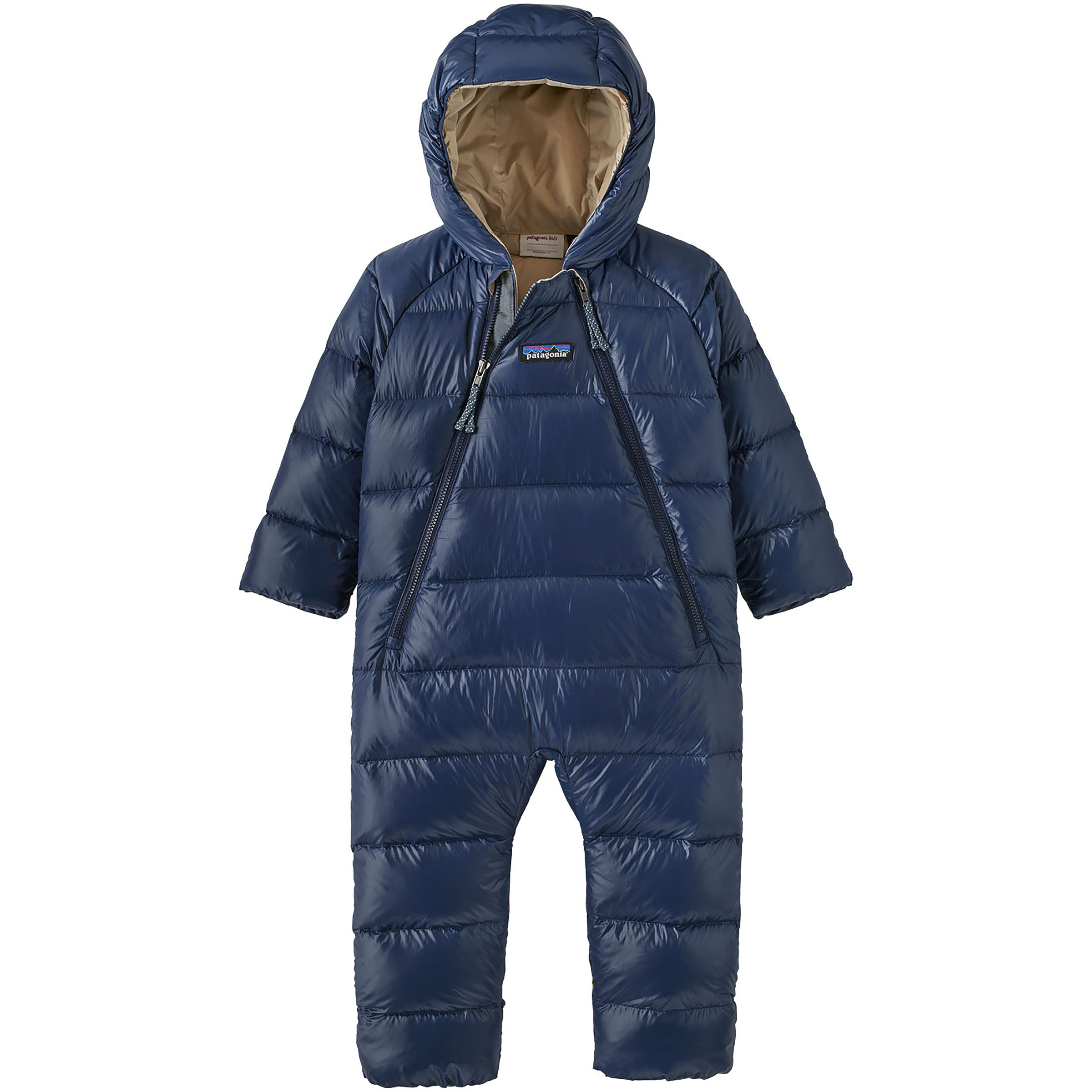 Patagonia Infant Hi-Loft Down Schneeanzug Kinder Overalls blau Größe 53 Lifestyle Isolierend Wasserabweisend