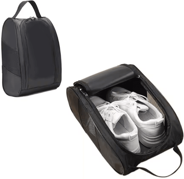 Inspire Curations Portable Oxford Golf Shoe Bag For Clean, Organized & Hassle Free Travel Portable Oxford Golf Shoe Bag For Clean, Organized & Hassle Free Travel