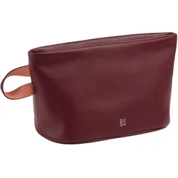 Dudu Fuerteventura Kosmetiktasche Leder 28 cm, Necessaire, Rot