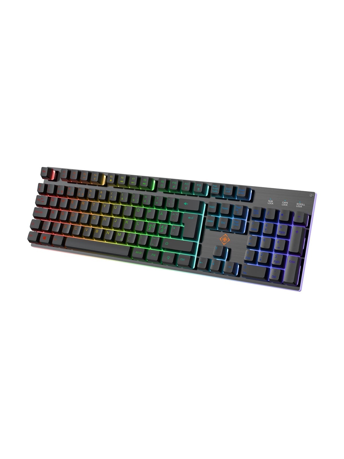 Deltaco GAMING DK260 - Gaming Tastatur - Full-Size - Nordic ISO - Schwarz