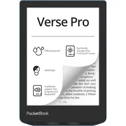 PocketBook Verse Pro (6", 16 GB), eReader, Blau