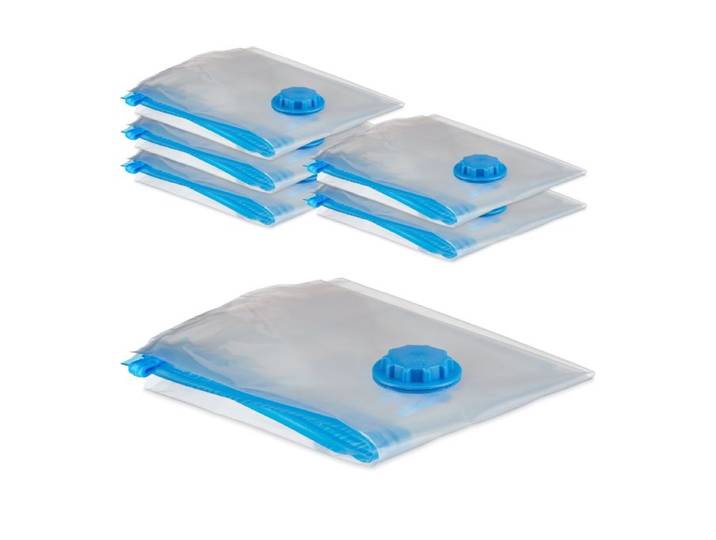 Relaxdays 12x XL Vakuumbeutel für Kleidung