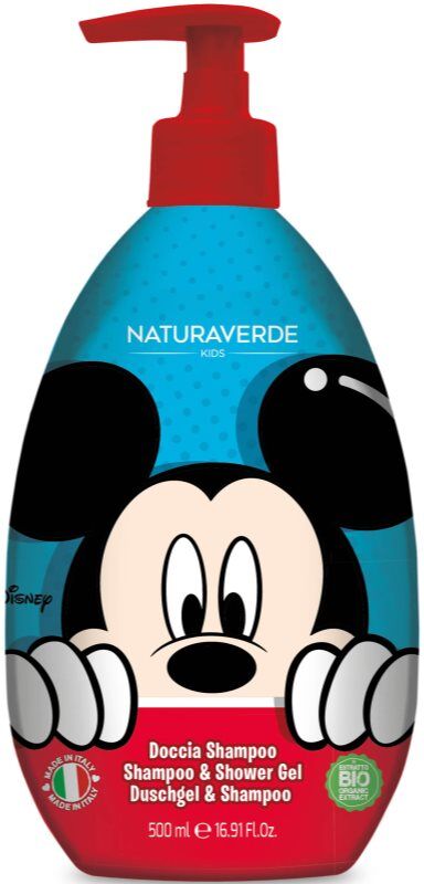 Disney Mickey Shampoo & Shower Gel 2-in-1 shampoo and shower gel for children 500 ml