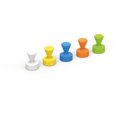 MAUL Neodym-Kegelmagnet 16x12mm 1500 g farbig sortiert VE=10x10 Stück