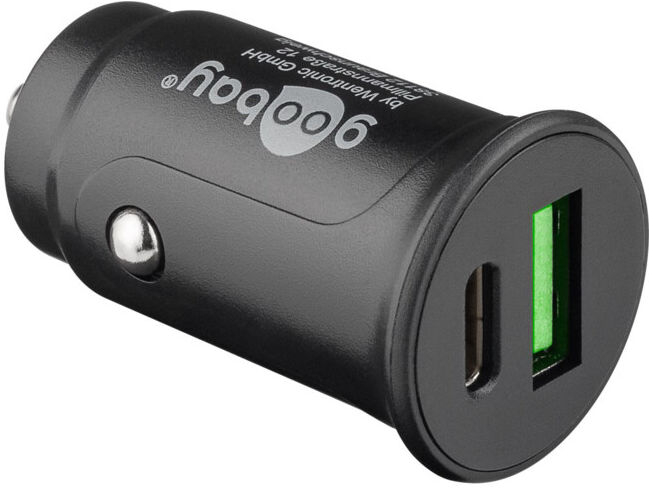 goobay Chargeur rapide voiture Dual-USB C 12/24V 59521 (59521)