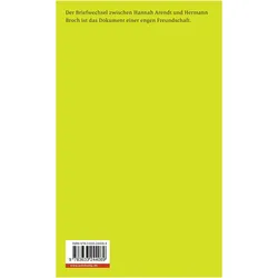 Briefwechsel, Belletristik von Hannah Arendt, Hermann Broch
