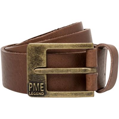Ledergürtel PME LEGEND "PME FAR WEST BELT", Herren, Gr. 110, braun (dunkelbraun), Rindsleder, Gürtel Ledergürtel