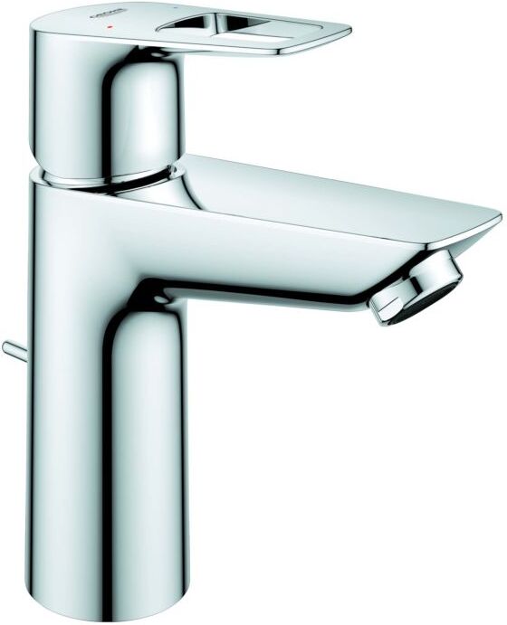 Grohe BauLoop Waschtischarmatur 23885001 1/2", M-Size, mit Ablaufgarnitur, Temperaturbegrenzer, chrom