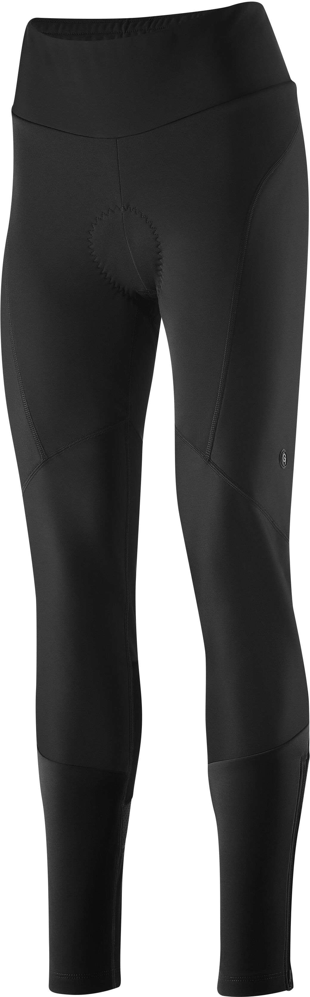 Fahrradhose GONSO "Essential Tight Softshell W", Damen, Gr. 36, Normalgrössen, schwarz, 100% Polyester, Hosen Fahrradhose, Damen Radhose mit Sitzpolster, Tight fit schwarz 36, Normalgrössen