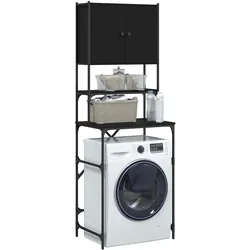 vidaXL Nina, Waschmaschinenschrank, Schwarz