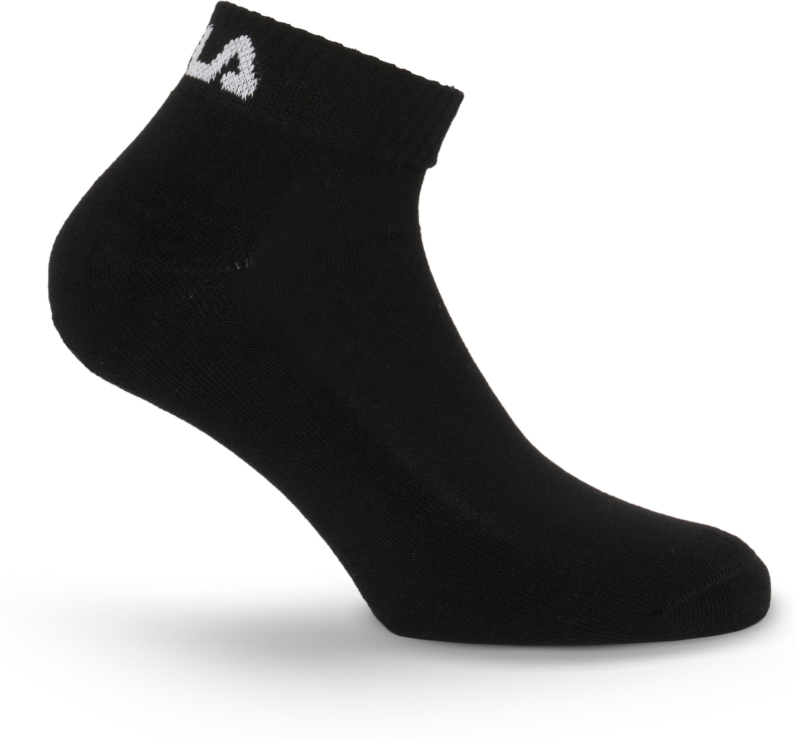 Kurzsocken FILA "UNISEX FITNESS QUARTER SOCKS HALF TERRY", Herren, Gr. 43-46, Sockengrösse, schwarz, Baumwollmischung, elastisch, Socken Kurzsocken, mit verstärkter Ferse schwarz 43-46, Sockengrösse