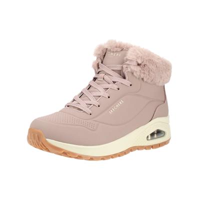 Sneaker SKECHERS "Skechers Sneaker Lederimitat", Damen, Gr. 39, violett, Lederimitat, Schuhe Sneaker