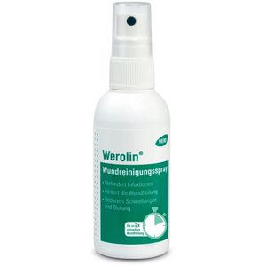 Wero Wero Wundspray  lin für Kinder & Erwachsene, 75ml, zur Wundreinigung, antiseptisch ohne Alkohol, für akute Wunden