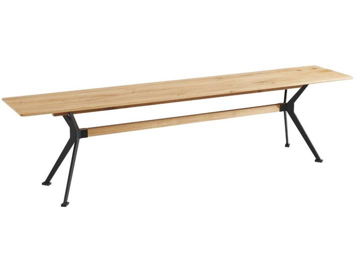 Linea Natura Sitzbank 120 DÜSSELDORF, eiche, Massivholz