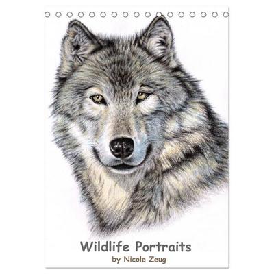 Wildlife Portraits (Tischkalender 2027 DIN A5 hoch), CALVENDO Monatskalender