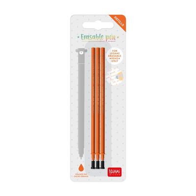 Legami 3x Ersatzmine für löschbaren Gelstift - Orange
