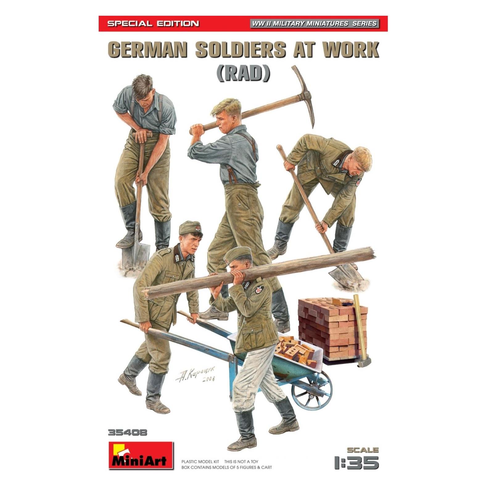 Mini art German Soldiers at Work (RAD) Special Edition (35408)
