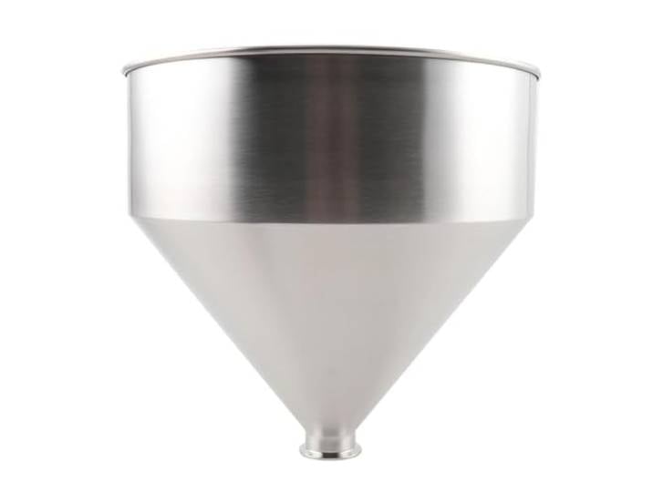 304 Edelstahl Trichter, 10-50L Hochbelastbar Trichter Flüssigkeit Paste Abfüllmaschine Trichter Für Flüssige Paste Abfüllbehälter Kapazität Werkzeug, Silber, 30L,50.5mm