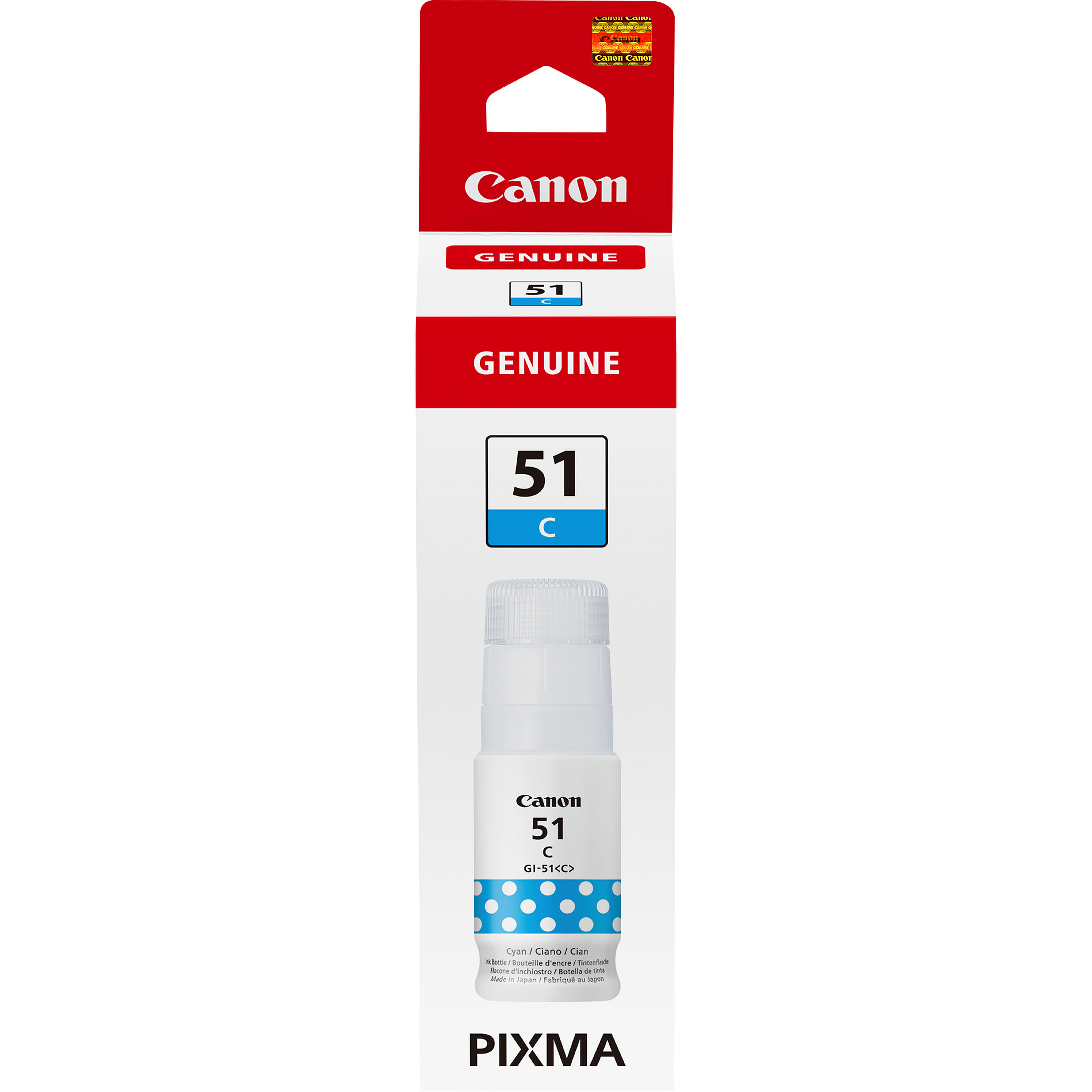 Canon originale Druckerpatronen Cyan GI-51C 4546C001
